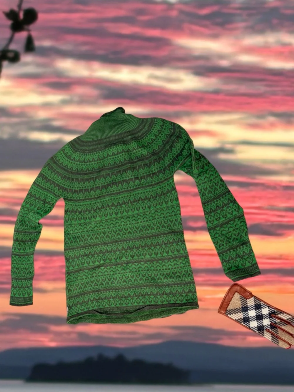 Burberry Green Sweater